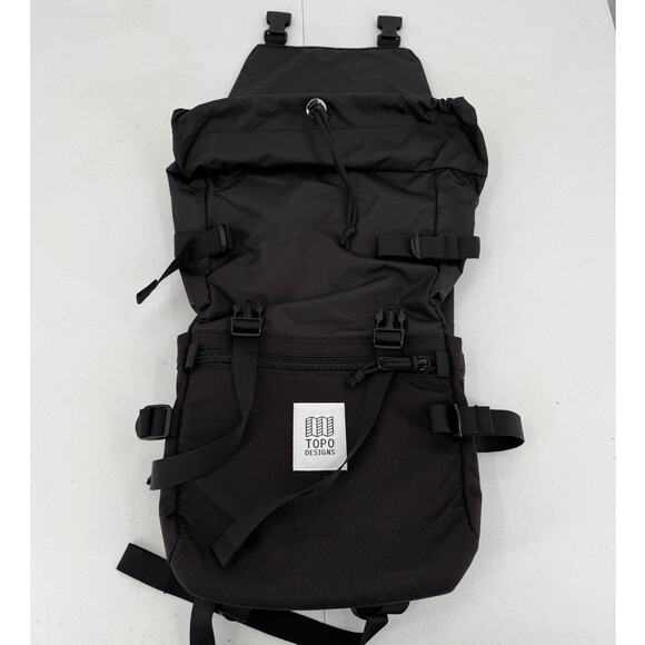 NWT Topo Designs Rover Classic Hiking  Backpack, Book Bag, Black, 20 L - Picture 9 of 11